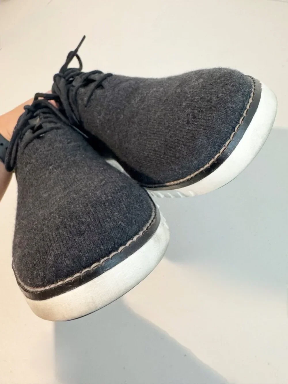 Cole Haan ZeroGrand Stitchlite Knit Sneakers Mens Size 11.5 Gray Business Casual